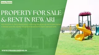 Property for Sale & Rent in Rewari PPT
