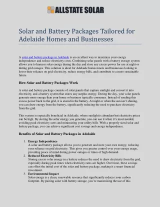 allstate solar bt