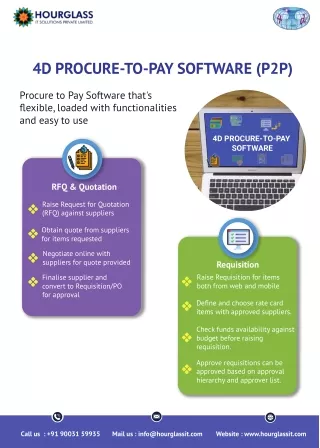 4d procure to pay software p2p