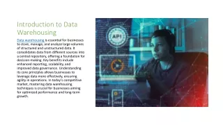 Mastering Key Data Warehousing Techniques - Essential Factors for Optimized Performance