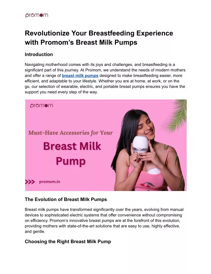 revolutionize your breastfeeding experience with