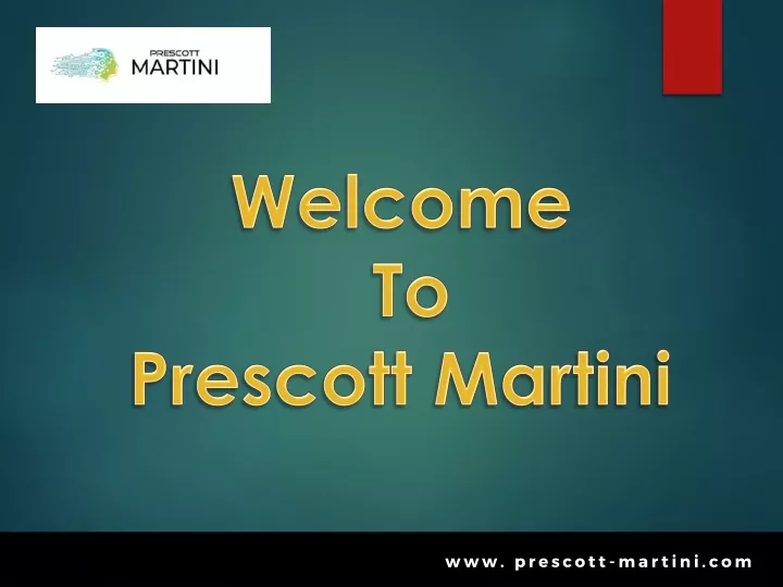 welcome to prescott martini