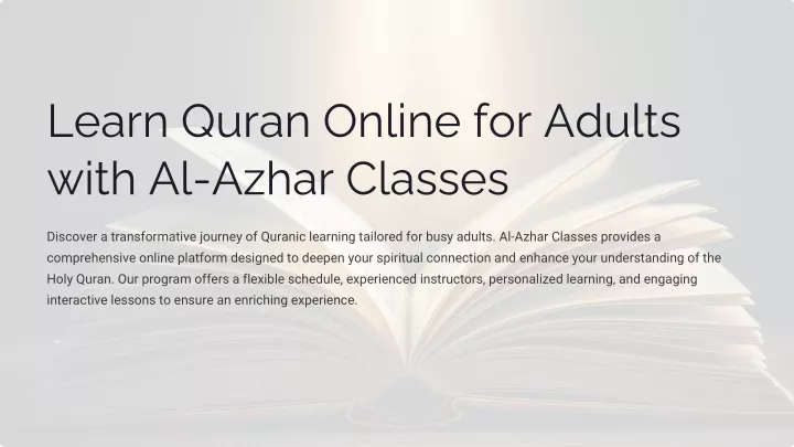 learn quran online for adults with al azhar