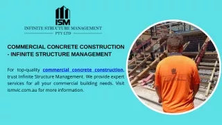 Commercial Concrete Services - Infinite Structure Management