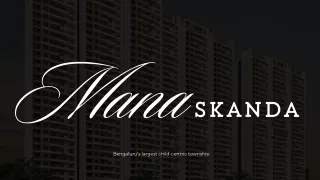 Mana Skanda Luxury Living with Sustainable Design on Sarjapur-Varthur Road