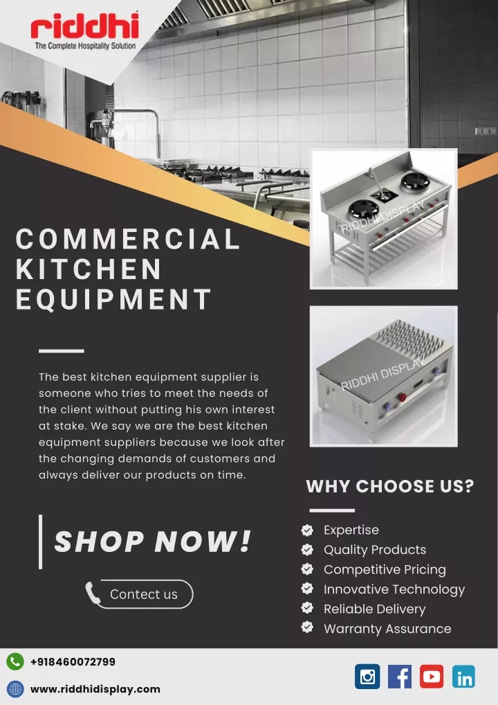 commercial kitchen equipment