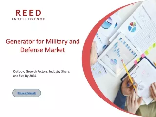Generator For Militray and Defense Market