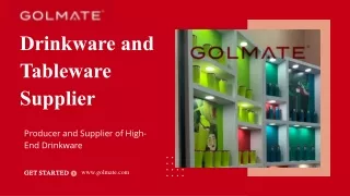 Premium Custom Wholesale Drinkware | Golmate