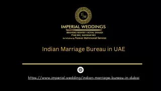 Indian Marriage Bureau in UAE