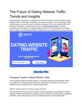 The Future of Dating Website Traffic_ Trends and Insights