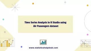 Time Series Analysis in R Studio using AirPassengers dataset