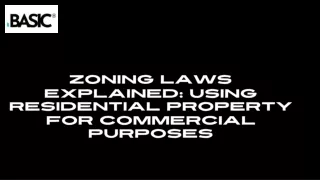 zoning laws explained using residential property