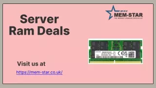 server ram deals