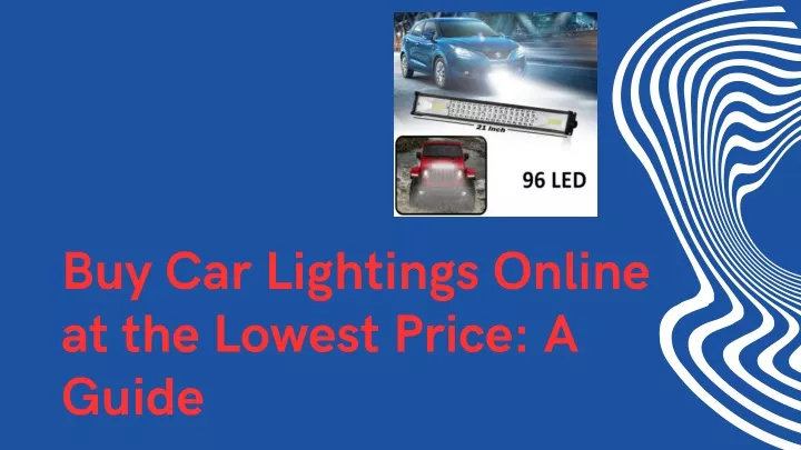 buy car lightings online at the lowest price