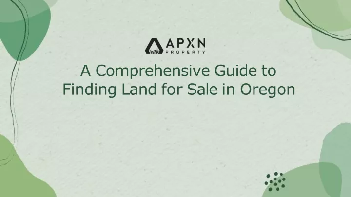 a comprehensive guide to finding land for sale in oregon