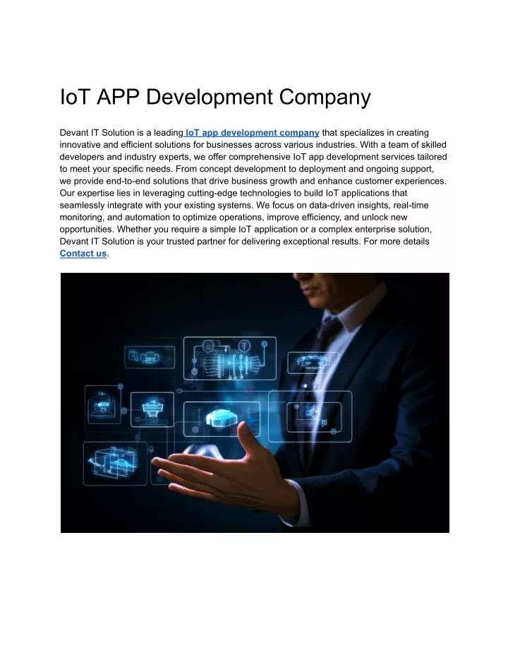 iot app development company