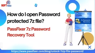 How do I open a Password-protected 7zip file?