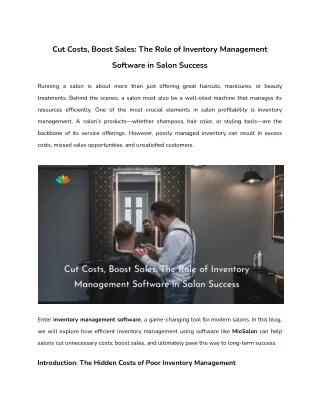 Cut Costs, Boost Sales_ The Role of Inventory Management Software in Salon Success