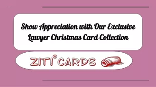 Show Appreciation with Our Exclusive Lawyer Christmas Card Collection