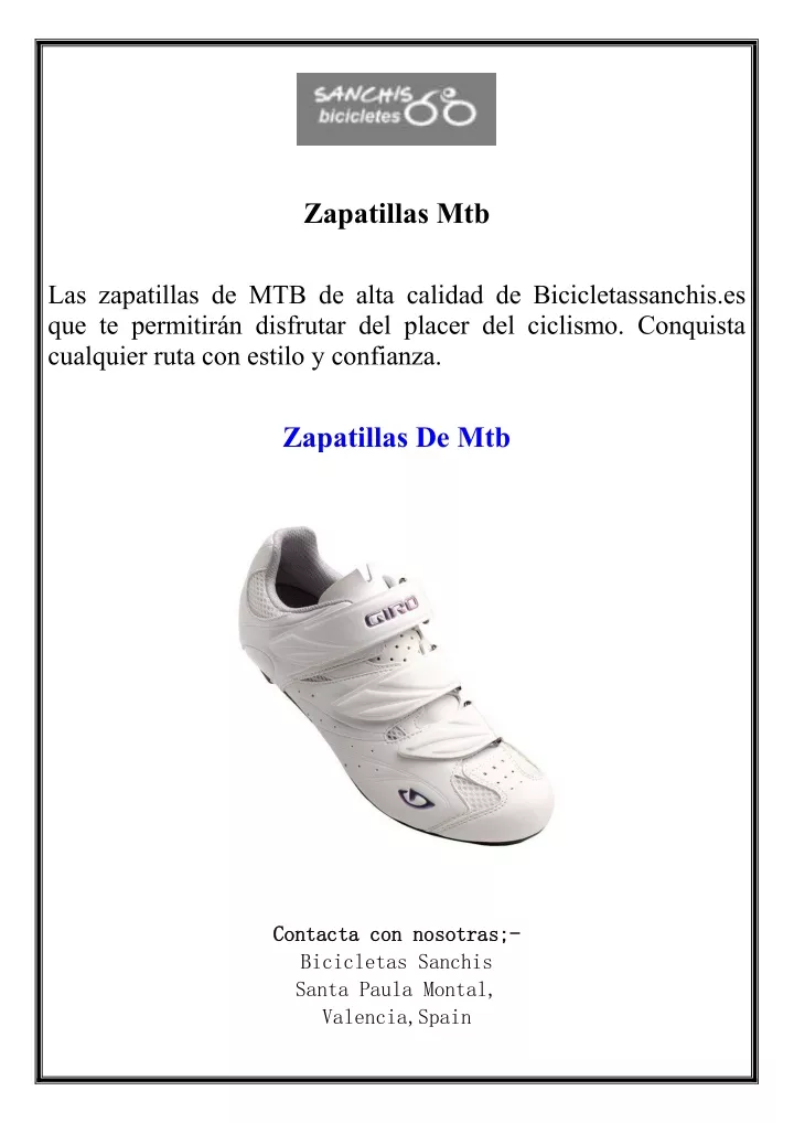 zapatillas mtb