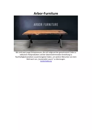 arbor furniture