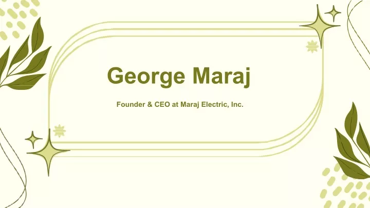 george maraj