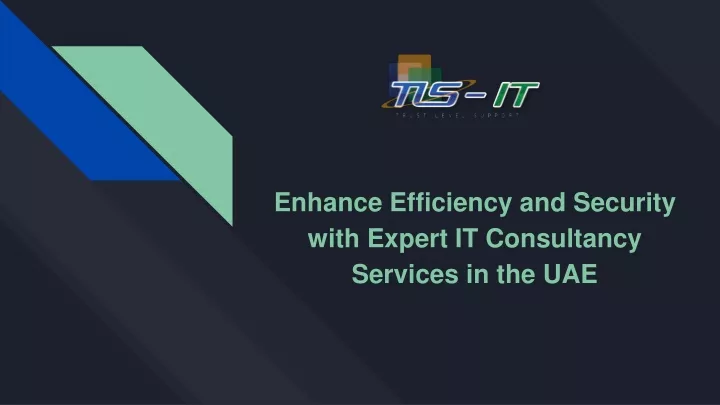 enhance efficiency and security with expert it consultancy services in the uae