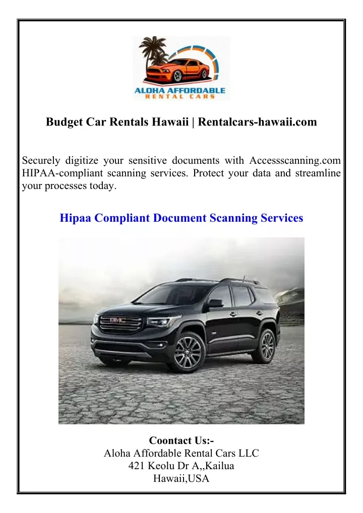 budget car rentals hawaii rentalcars hawaii com