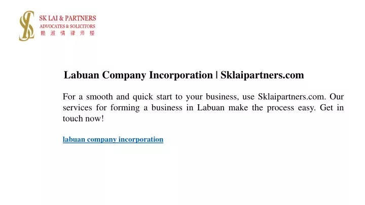 labuan company incorporation sklaipartners com