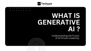What is Generative AI ?