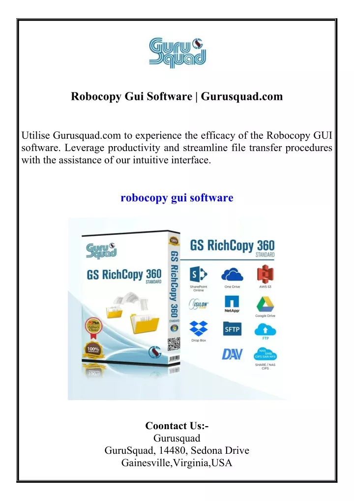 robocopy gui software gurusquad com