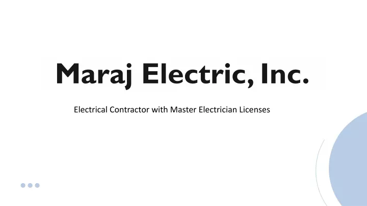 maraj electric inc