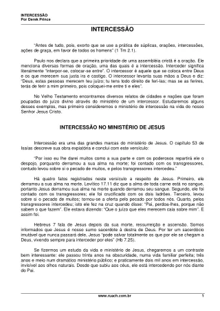 intercess o por derek prince
