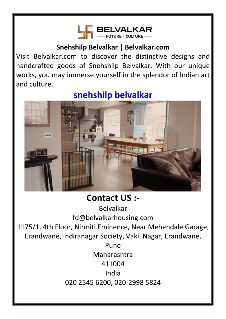 snehshilp belvalkar belvalkar com visit belvalkar