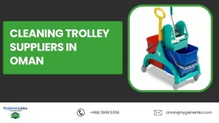 cleaning trolley suppliers in Oman pdf