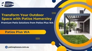 transform your outdoor space with patios