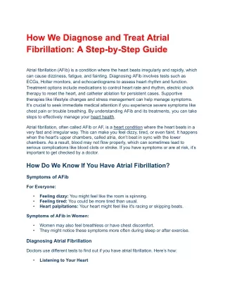 How We Diagnose and Treat Atrial Fibrillation_ A Step-by-Step Guide.docx