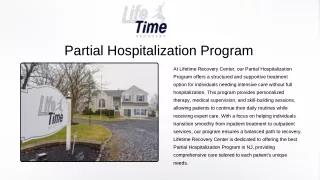 Partial Hospitalization Program