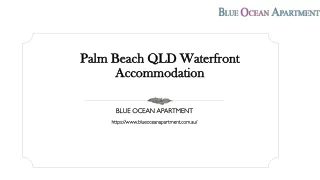 Palm Beach QLD Waterfront Accommodation