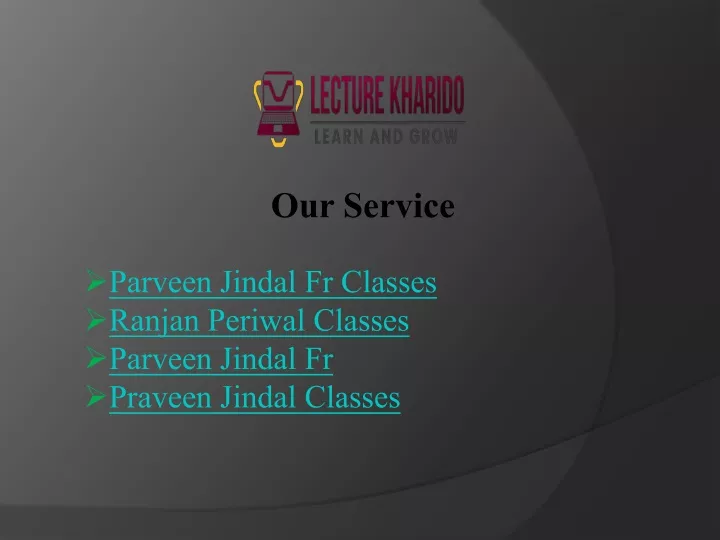 our service