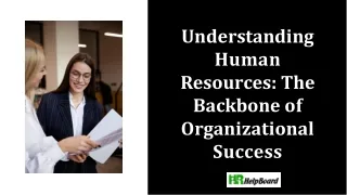 understanding human resources the backbone