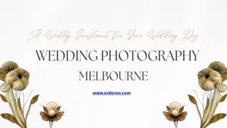 Professional Wedding Photography Melbourne