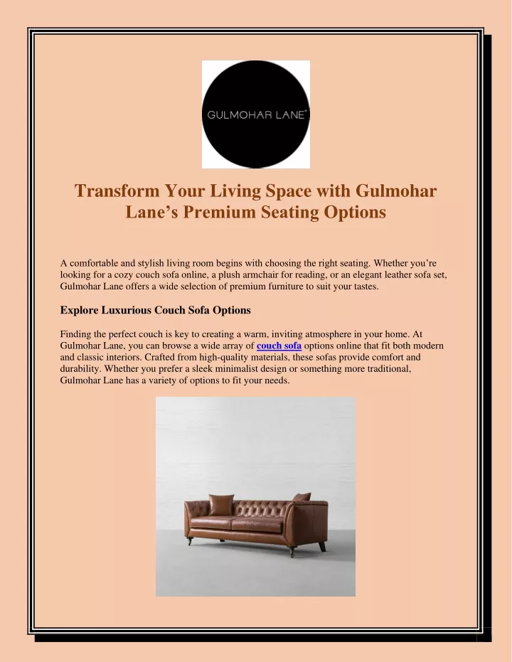 transform your living space with gulmohar lane