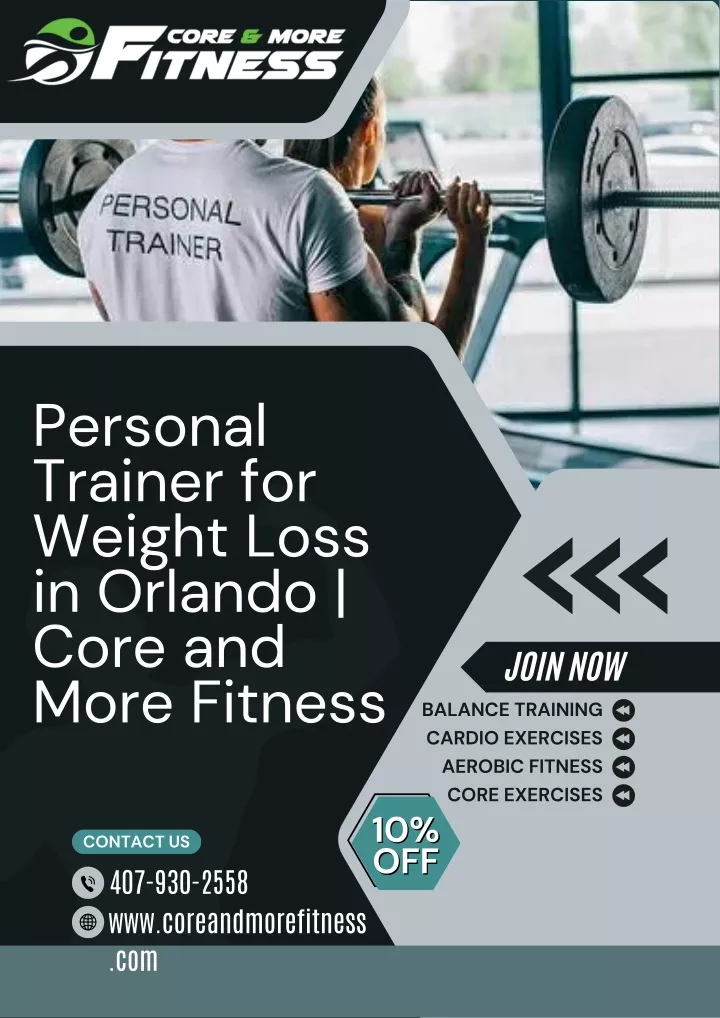 personal trainer for weight loss in orlando core