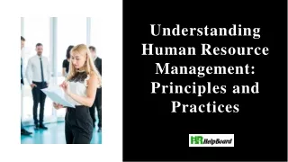 understanding human resource management