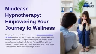 Mindease Hypnotherapy Empowering Your Journey to Wellness