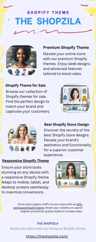 Get Shopify Responsive Theme at affordable price  The shopzila