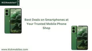 Best Deals on Smartphones at Your Trusted Mobile Phone Shopt