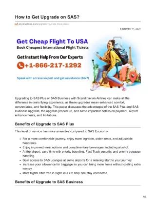 how to get upgrade on sas