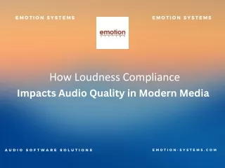 How Loudness Compliance Impacts Audio Quality in Modern Media